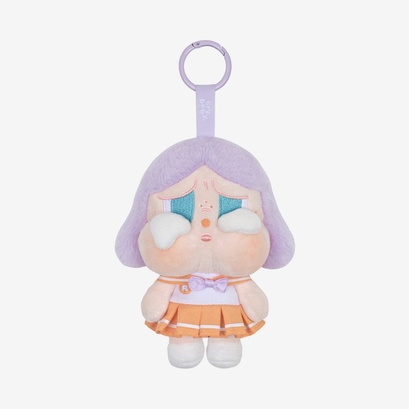 POP MART Accessories - Pop Mart Crybaby Sunset Concert Series Plush Pendant - Bright Orange
